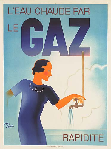 Leau chaude par le gaz, Rapidite