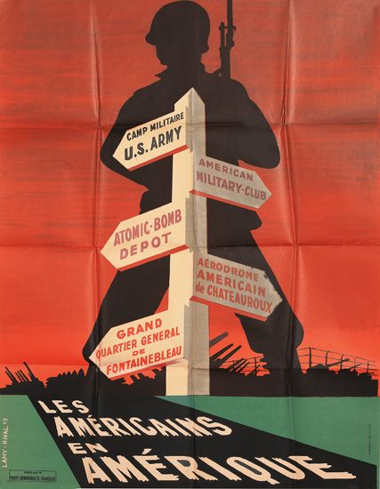 Camp Militaire U.S. Army, American Military Club, Atomic-Bomb Depot, Aerodrome American De Chateauroux, Grand Quartier General De Fontainebleau, Les Americains En Amerique