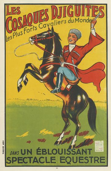 Les Cosaques Djiguites, Les Plus Forts Cavaliers du Monde, Dans Un Eblouissant, Spectacle Equestre