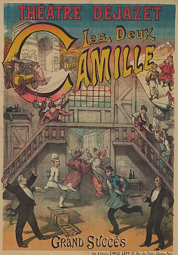 Les Deux, Camille, Theatre Dejazet, Grand Succes.