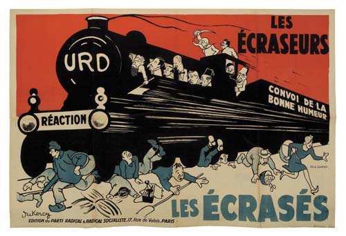 Les Ecraseurs, Urd, Reaction, Comvoi De La, Bomme Humeur, Dukercy, Edition Du Parti Radical Padcal Socialiste 17. Rue De Velod Paris, Les Ecrases