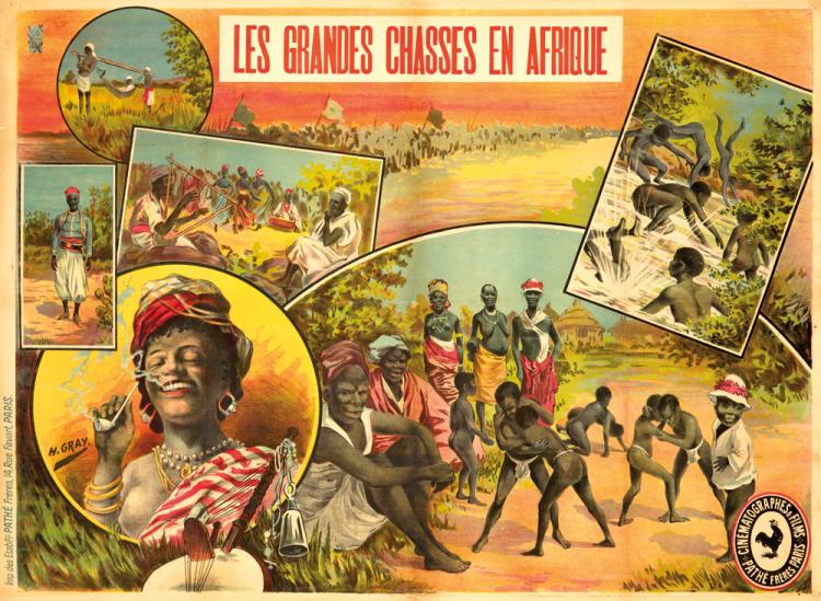 Les Grandes Chasses En Afrique, Cinematographes, Films, Pathe Freres Paris