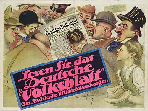 Lesen Sie Das, Deutsche, Volksblatt, Das Radikale Mittelstandsorgan