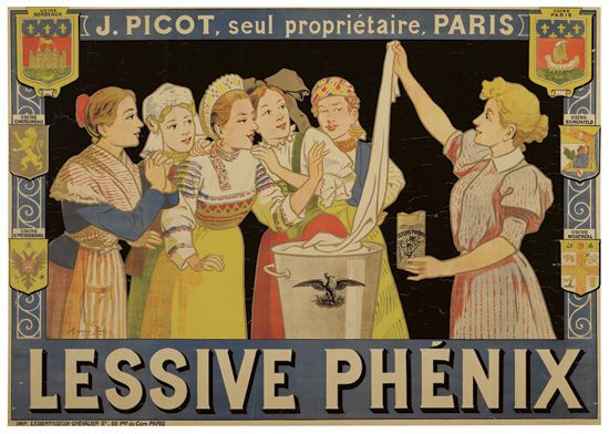 J. Picot seul Proprietaire, Paris, Lessive Phenix