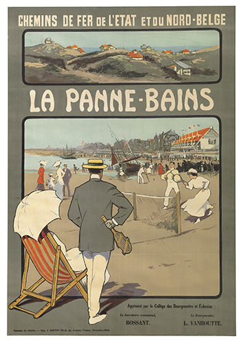 Chemins De Fer De L’Etat Et Du Nord Belge, La Panne-Bains, bossant I. Vanhoutte