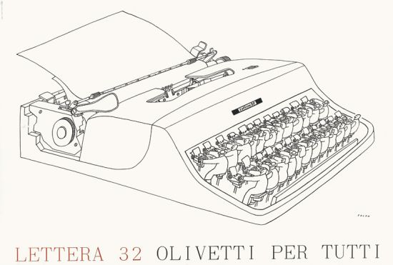 Lettera 32 Olivetti Per Tutti.