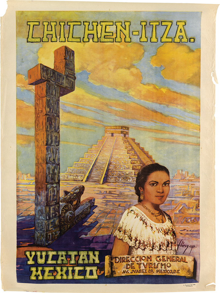 Lhilhen-Iiza, Yulaian, Mexico, Direccion General, De Tvrismo, Av. Jvarez 89. Mexico. D.E