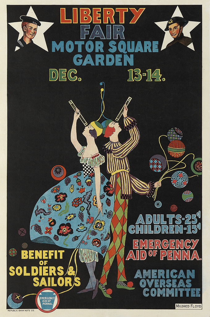 Liberty, Fair, Motor Square, Garden, Dec. 13-14 Benefit, Of, Soldiers &, Sailors, Emergency, Aid Of Penna., American Overseas, Committee