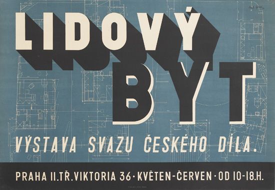 Lidovy Byt, Vystava Svazu Ceskeho Dila, Praha II.TR. Viktoria 36 Kveten Cerven Od 10-18.H.