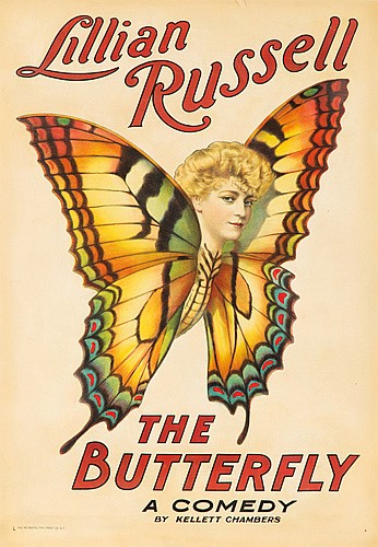 Lillian Russell, The Butterfly, A Comedy, By Kellett Chambers