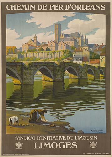 Chemin de fer dorleans, Syndicat dinitiative du limousin, Limoges