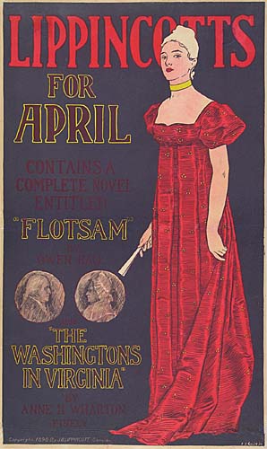 Lippincotts, For, April, Contains. A, Complete Novel, Entitlei, Flotsam, The Washinctons, In Vircinia,