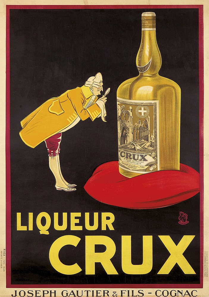 Crux, Liqueur, Crux, Joseph Gautier & Fils   Cognac, Maga