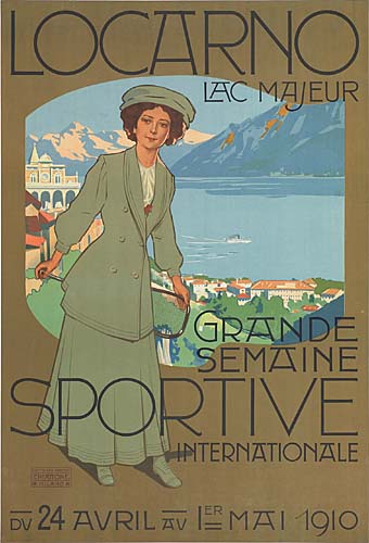 Locarno, Lac Majeur, Grande, Semaine, Sportive, International, Dv 24 Avril Av Mai 1910