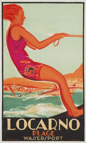 Locarno, plage, Wassersport