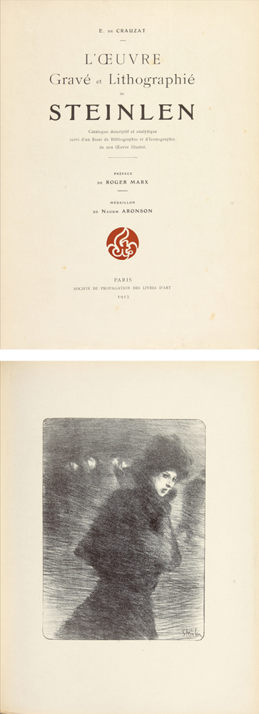 L’Oeuvre, Grave Et Lithographie, Steinlen, De Roger Marx, Aronson, Paris, 1933