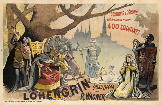 Costumes & Decors, eaberement neufs, 400 Executants, Lohengrin Grand Opera De R. Wagner