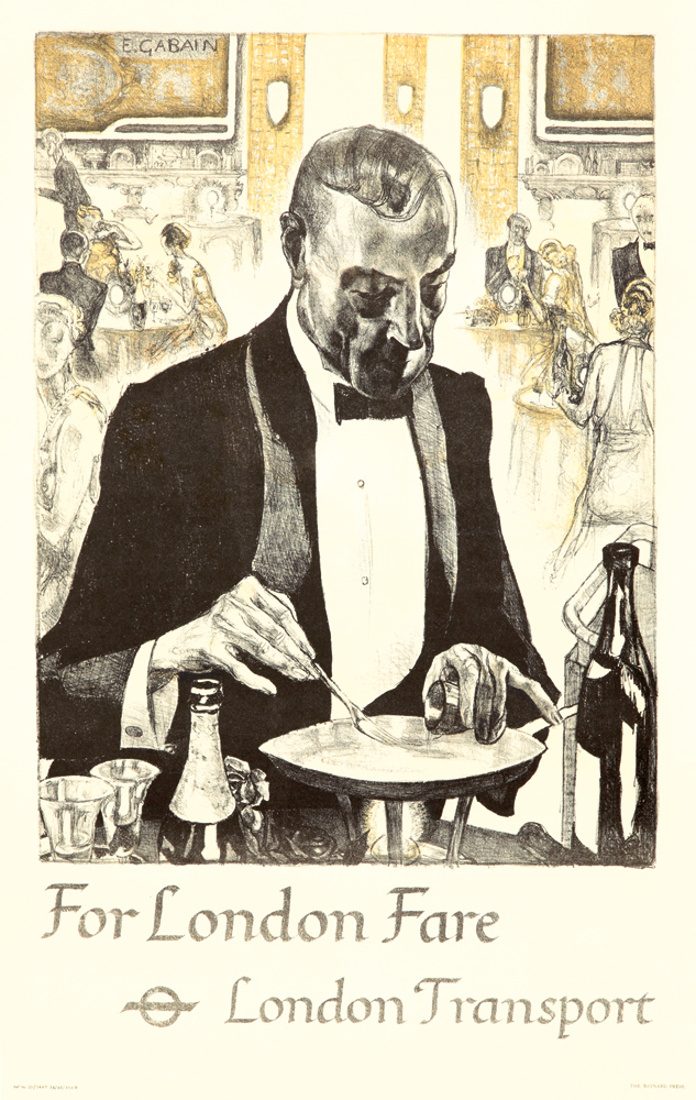 E.Gabain, For london Fare, London Transport