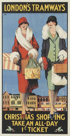 London’s Tramways, Christmas Shopping, Take An All-Day 1-Ticket