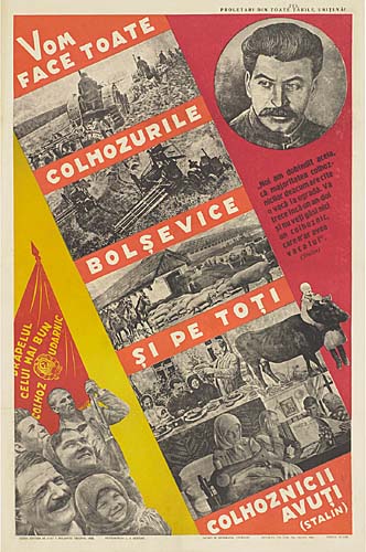 Vom, Face Toate, Colhozurile, Bolsevice, Si Pe Toti, Colhoznicii, Avuti, (Stalin), Drapelul, Celui Hai Bun, Colhoz Udarnic