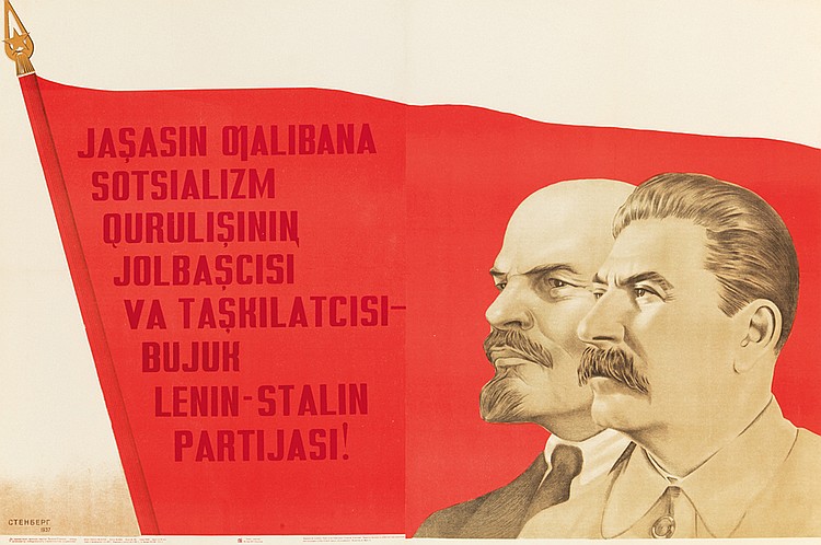 Jasasin 01 Alibana, Sotsializm, Qurulisinin, Jolbascisi, Va Taskilatcisi, Bujuk, Lenin Stalin, Partijas!, Ctehesept, 1937