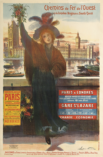 Chemins De Fer, De L’ouest Et De London Brighton a South Coast Paris A Londres, GareS Lazare, Crnde Economie