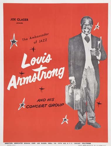 Joe Claser The Ambassador Of Jazz, Louis Armstrong, And His Concert Group