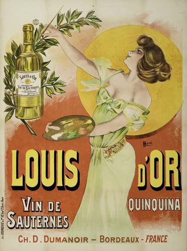 Louis D’Or, Vin De, Sauternes, Quinquina, Ch. D. Dumanoir – Bordeaux – France