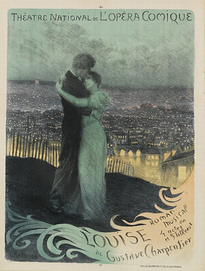 Theatre National De, Louise L’opera Comique, Louise Roman Musical 4 actes et 5 Gustave Charpen Tier