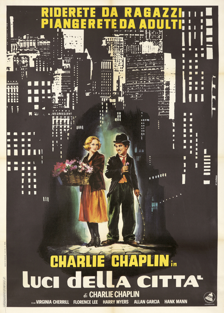 Riderete Da Ragazzi, Piangerete Da Adulti, Charlie Chaplin In, Luci Della Cittal, Di Charlie Chaplin, Con Virginia Cherrill Florence Lee Harry Myers Allan Garcia Hank Mann