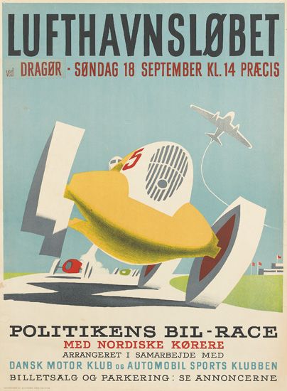 Lufthavnslobet, Dragor Sondag 18 september Kl 14 Praecis, Politikens Bil Race, Med Nordiske Korere, Arrangeret I Samarbejde Med, Dansk Motor Klub Og Automobil Sports Klubben, Billetsalg Og Parkering Se Annoncerne