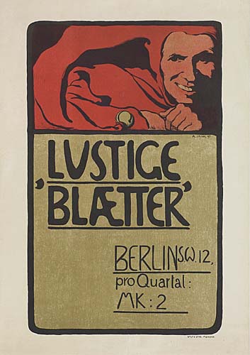 Lvstige, Blaetter, Berlin S.W.12, Pro Quartal:, MK:2