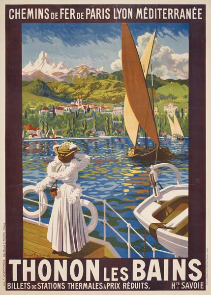 Chemins De Fer De Paris Lyon Mediterranee, Thonon Les Bains, Billets De Stations Thermales A Prix Reduits, The Savoie