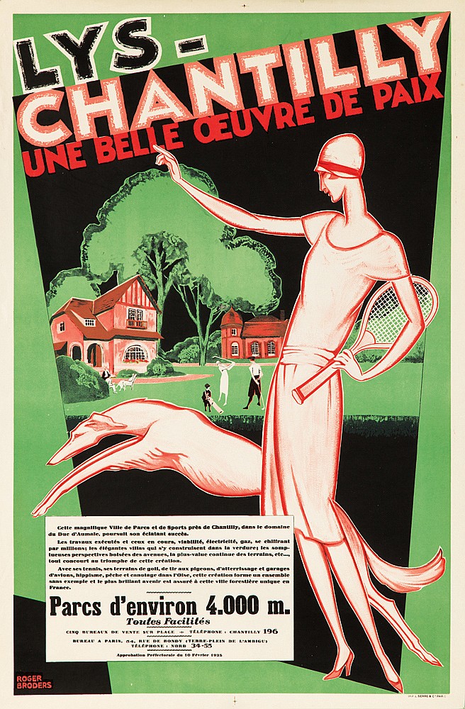 Lys., Chantilly, Une Belle Oeuvre De Paix, Parcs D’environ 4.000 M., Toutes Facilite’s