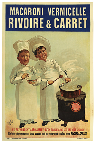 Macaroni Vermicelle Rivoire and Carret, child chefs
