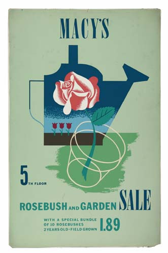Macy’s Sale, Rosebush and Garden, pink rose