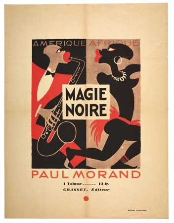 Magie Noire Amerique Afrique, man with saxophone, woman dancing