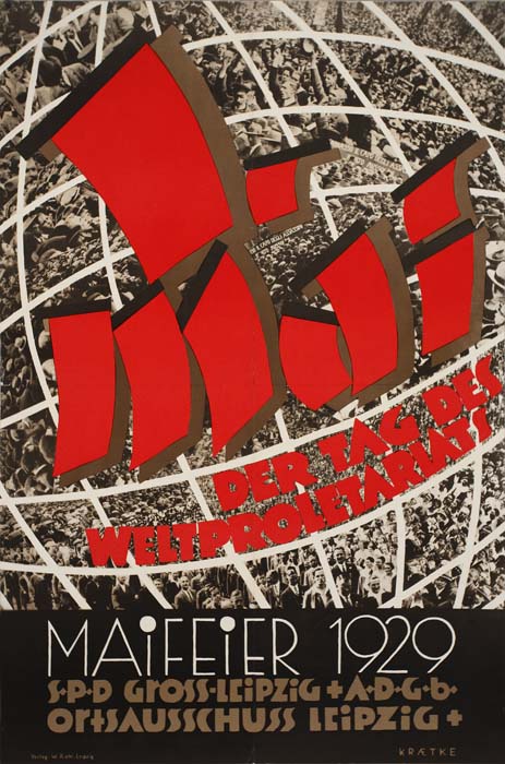 Maifeier 1929, red words