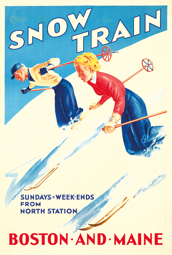Snow Train, Boston and Maine, Skiers