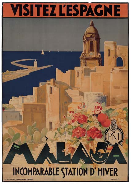 Malaga Visitez L’Espagne, town, flowers