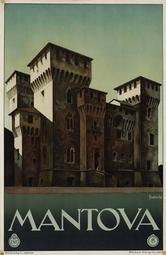 Mantova, large stone building