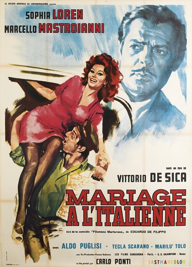 Mariage a L’Italienne, woman in pink, man in green