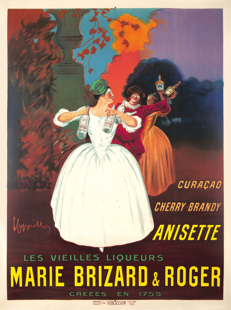 Marie Brizard and Roger, woman in white