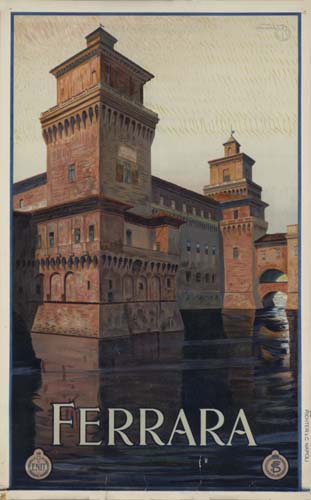 Ferrara, large stone building