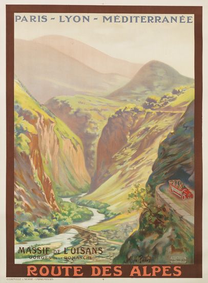 Route des Alpes, mountains, river