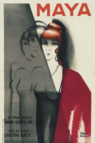 Maya 8 Tableaux, woman in red, shadows