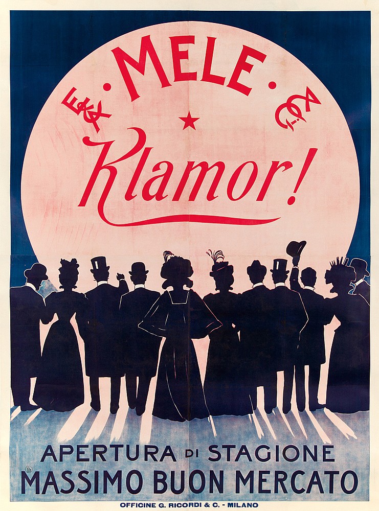 E and A Mele and Ci Klamor, moon, shadowed crowd