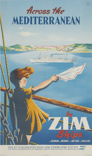 Across the, Mediterranean, By zim, Ships