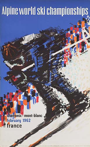 Alpine world Ski Championships, Chamonix Mont Blanc, February 1962,France