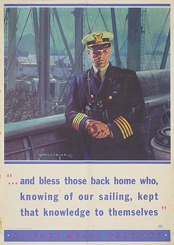And Bless Those Back Home Who, Knowing Of Our Sailing, Kept That Knowledge To Themselves